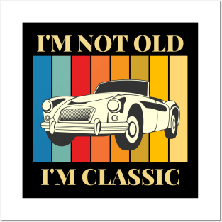 Old Classic Car Posters and Art